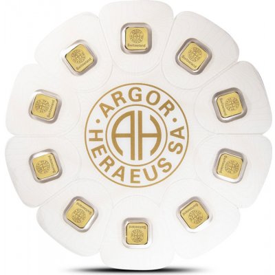 Argor-Heraeus 10 x 1g investičná zlatá tehlička | GoldSeed