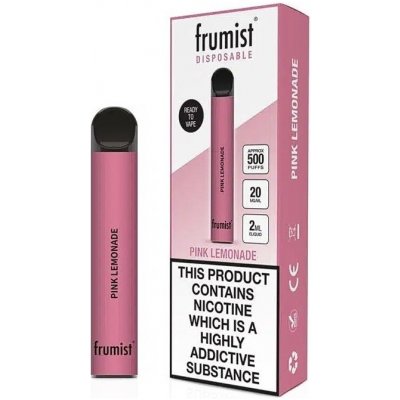 Frumist Disposable Pink Lemonade 20 mg 500 poťahov 1 ks