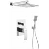 Sapho GINKO podomietkový sprchový set s pákovou batériou, 2 výstupy, chróm 1101-42-23