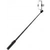MG Tripod Bluetooth selfie tyč s LED svetlom 1.3m, čierna