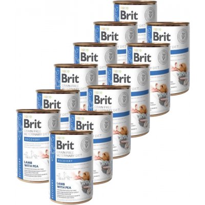 Brit Veterinary Diets GF cat Recovery 12 x 0,4 kg