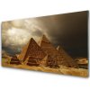 Obraz na skle Pyramídy architektúra 100x50 cm