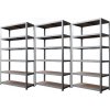Fistar !!! Akčný balíček: 3x Regál 2400x1200x400 mm kovový zinkovaný 6-policový, nosnosť 1050 kg