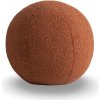 Micadoni Vankúš Ball Boucle – oranžovohnedý