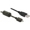 Delock kábel USB 2.0 konektor A samec/ microUSB samec dĺžka 1m (82299)