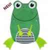 Hugo Frosch Junior Comfort dětský termofor Öko velur žába 0,8 l