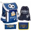 JOLLY Belmil Handy-set, 4-dielna sada školskej tašky, vrátane plného peračníka - Futbal