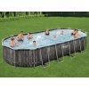 Oválny bazén s kovovou konštrukciou Bestway 732 x 366 cm
