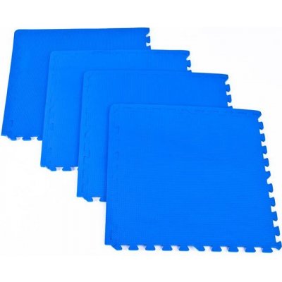 Podložka puzzle pod fitness vybavenie SCRAB SPOKEY modrá (4 kusy 61x61 cm)