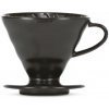 Hario V60-02 Keramický Coffee Dripper matný čierny + filtre V60 40ks