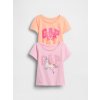 GAP Baby tričko s logom 2 ks Viacfarebná