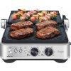 Barbecue, kontaktný, panini, skladací elektrický gril Sage SGR700BSS strieborná/sivá 1800 W