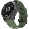 Silikónový remienok outdoor RhinoTech pre Garmin QuickFit 26 mm, tmavo zelená