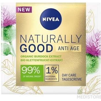 Nivea Natura l ly Good Denný krém proti vráskam 50 ml