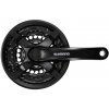SHIMANO Kľuky 6/7/8 rýchlostné Shimano Tourney FC-TY501 so 170mm ramenom kľuky 42 x 34 x 24T s krytom reťaze