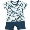 Dojčenský letný bavlnený overal Nicol Dolphin 56 (0-3m)