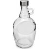 Demižón holý sklenený 1,5L ucho s uzáverom INOX