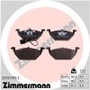 ZIMMERMANN Sada brzdovych platniciek kotucovej brzdy 23131.195.1