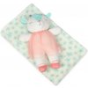 Babymatex Deka DAVID 75x100 cm - Krémová s hračkou Ovce