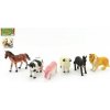 Teddies Zvieratká domáca farma 6ks plast 9cm 16,5x27x5cm