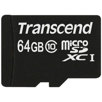 Transcend microSDXC 64GB class 10 TS64GUSDXC10