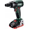 Metabo 602205800 - SSW 18 LTX 400 BL - AKU rázový skrutkovač, 18V 2x4Ah LiHD, Nabíjačka ASC 55, metaBOX 145