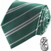 Kravata Harry Potter s odznakem Zmijozel