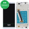 LCD displej + Dotykové sklo + Rám + Batéria Huawei P Smart FIG-L31 White Aftermarket