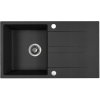 Jednokomorový granitový drez Kuchinox LAUT čierny