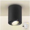 Brilagi - LED RGBW stmievateľné bodové svietidlo MIA 1xGU10/4,8W/230V 100x80 mm čierna BG0592+AI2382 + záruka 3 roky zadarmo