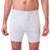 Voľné pánske bavlnené boxerky COTTON BOXER - Bellinda - šedá Veľkosť: M