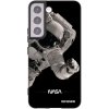 Picasee silikónový čierny obal pre Samsung Galaxy S22 5G - Astronaut Big