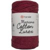 Špagát Macrame Cotton Lurex Bordová 739