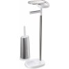 Joseph Joseph WC stojan Bathroom EasyStore bílá/nerez