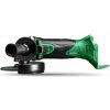 HIKOKI 18 V akumulátorová uhlová brúska 125 mm s posuvným spínačom G18DSL2W5Z