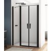 SANSWISS DIVERA BLACK D22T32 180cm dvere do niky alebo do kombinácie / sprchový kút rohový, vstup 100,4cm, profil čierny matný - 87 – sklo matné Screen