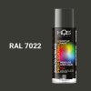 HQS akrylová farba v spreji 400 ml RAL 7022 lesklá