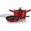 Súprava hrncov Berlinger Haus Burgundy Metallic, hliníková, 2 ks