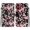 VSETKONAMOBIL 99658 ART Peňaženkový kryt pre Motorola Moto G05 / Moto E15 PLUM BLOSSOM