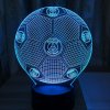 Beling 3D lampa,PSG Paris lopta, 7 farebná S3DA8DDWL