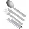 Príbor Easy Camp Travel Cutlery Deluxe Farba: strieborná