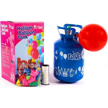 Aga4Kids Helium do balónků PARTY 30 MIX Green Blue