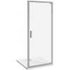 Jika Nion Jednokrídlové otočné sprchové dvere, 80 cm, strieborná/sklo arctic H2542N10026661