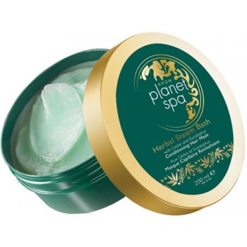 Avon Planet Spa Herbal Steam Bath vyživujúca maska na vlasy s cédrom a eukalyptom 200 ml