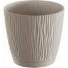 Prosperplast SANDY P Kvetináč s miskou 10,8 cm mocca DSY110P