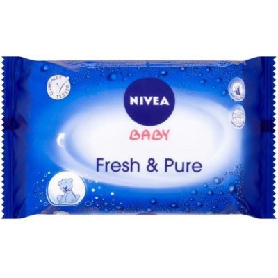 NIVEA Baby Fresh&Pure 63 ks - vlhčené obrúsky