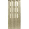 Hopa zhrňovacie dvere Matrix presklené borovice rustikálne 87 x 200 cm