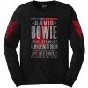 David Bowie Tričko Hammersmith Odeon Unisex Black L