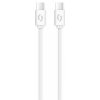 Aligator DATKP32 Dátový POWER 3A USB-C - USB-C, +m, bílý
