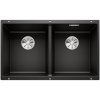 Blanco Subline 350/350-U - pod pracovnú dosku - čierna